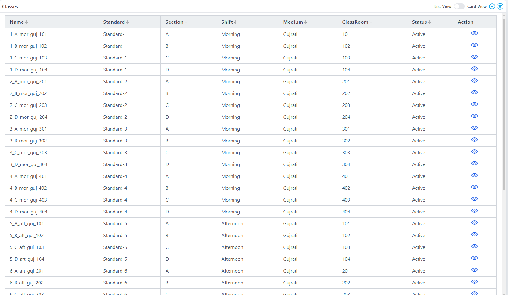 Geometric art installation